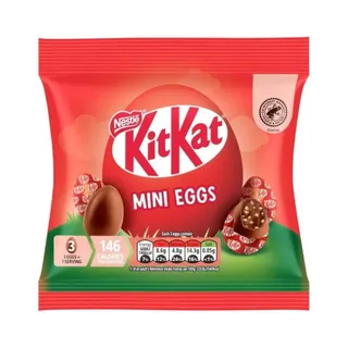 KitKat Mini Chocolate & Cereals Filled Milk Chocolate Eggs, 80g