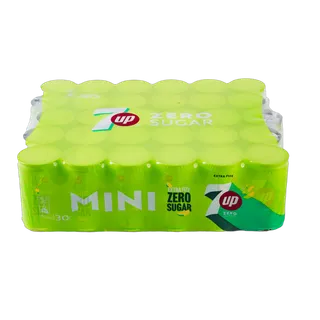 7Up Sugar Free Soft Drink Can, 30x150ml