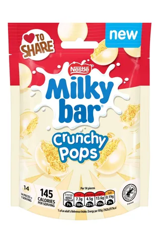Nestle Milky Bar Crunchy Pops Easter Bag, 57g