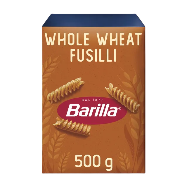 Barilla Whole Wheat Pasta Fusilli, 500g