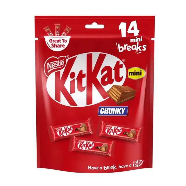 KitKat Chunky Mini Breaks Chocolate Bars