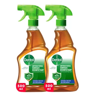 Dettol Surface Disinfectant Spray, 2x500ml