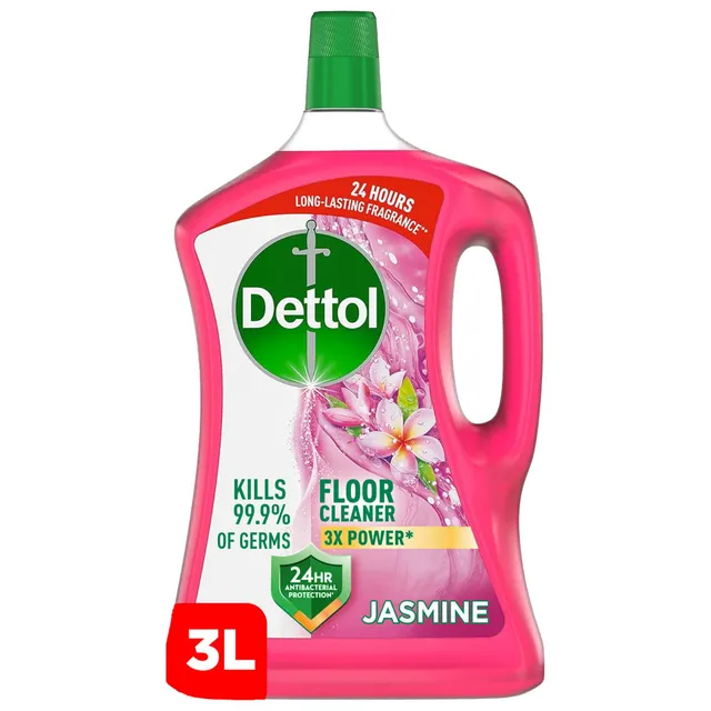 Dettol Jasmine Scent Antibacterial Floor Cleaner, 3L