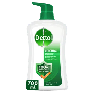 Dettol Original Pine Scent Shower Gel & Body Wash, 700ml
