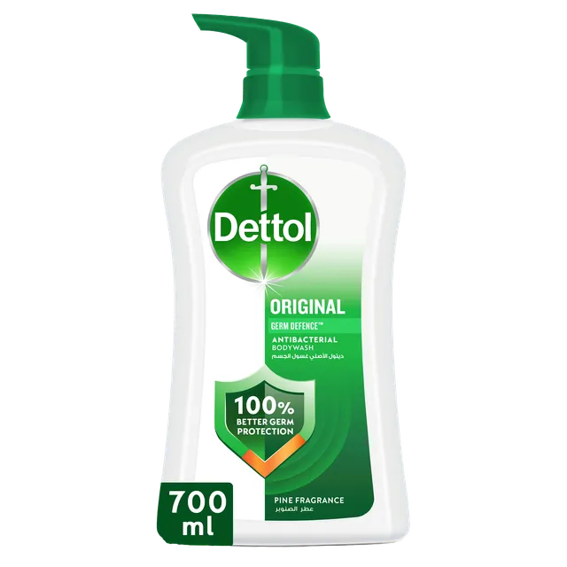 Dettol Original Pine Scent Shower Gel & Body Wash, 700ml