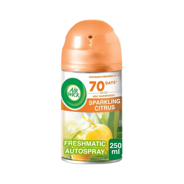 Air Wick Automatic Sparkling Citrus Scent Air Freshener Spray Refill 250ml