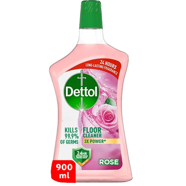 Dettol Rose Scent Antibacterial Floor Cleaner, 900ml