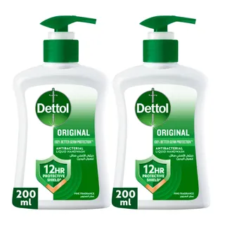 Dettol Original Pine Scent Liquid Handwash, 2x200ml