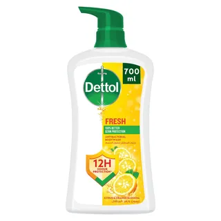 Dettol Fresh Citrus & Orange Blossom Scent Shower Gel & Body Wash, 700ml