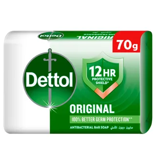 Dettol Original Pine Scent Bar Soap, 70g