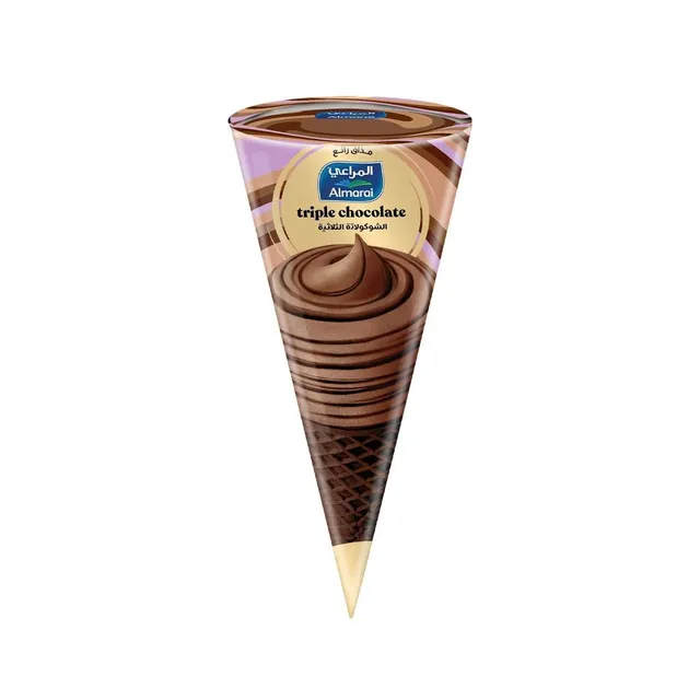 Almarai Triple Chocolate Ice Cream Cone 120 ml