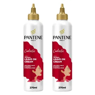 Pantene Curlastic Defining Leave-On Cream, 2x270ml