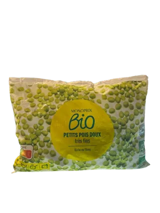 Monoprix Fine Organic Green Peas, 600g