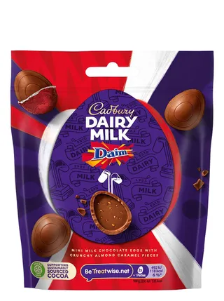 Cadbury Dairy Milk Almond Caramel Egg, 77g