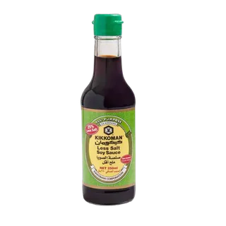 Kikkoman Less Salt Soy Sauce, 250ml