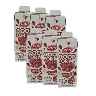 KDD Good For Me Apple & Raspberry, 6x250ml