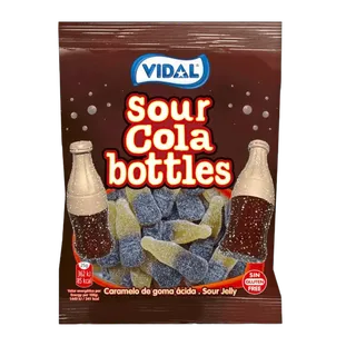 Vidal Sour Cola Bottles Gluten Free, 90g