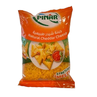 Pinar Shredded Cheddar Cheese, 180g