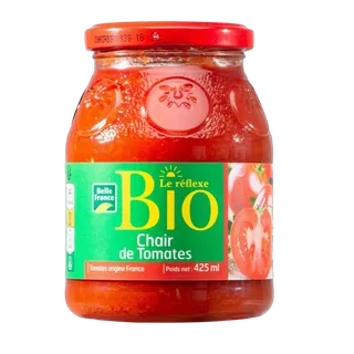 بيل فرانس طماطم مقطعة عضوية، 400g