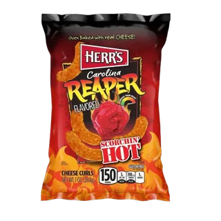 Herr's Carolina Reaper Cheese Curl Chips 28 g