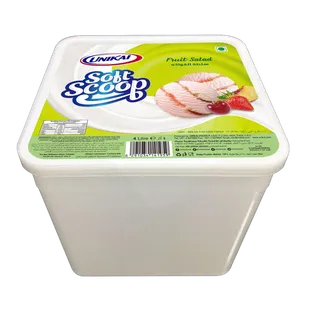 Unikai Soft Scoop Ice Cream - Fruit Salad 4L