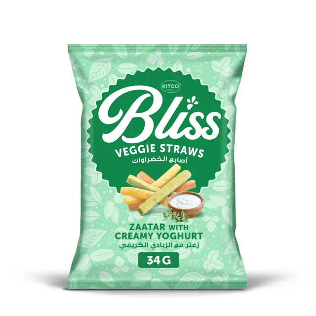 Kitco Bliss Creamy Vegetable Straws 34g