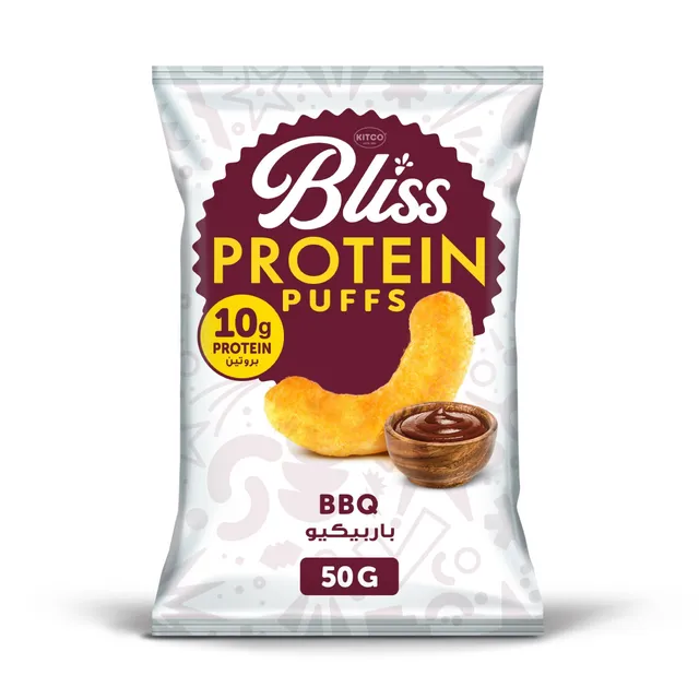 Kitco Bliss Pro BBQ Protein Puffs 50g