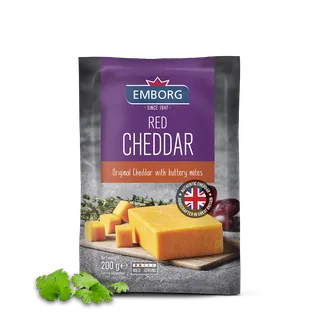 Emborg Danish Red Cheddar Cheese, 200g