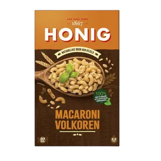Honig Whole Grain Macaroni Pasta, 550g