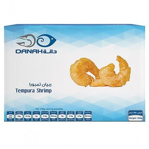 Danah Frozen Tempura Shrimp, 500g