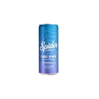 Spider Tutti Frutti Carbonated Drink, 250ml