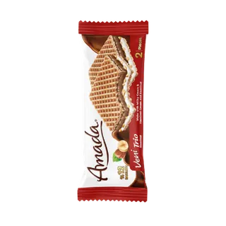 أمادا فيني ويفر مع كريم ميلكي وبندق، 40g