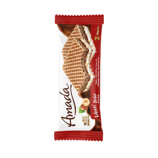 أمادا فيني ويفر مع كريم ميلكي وبندق، 40g