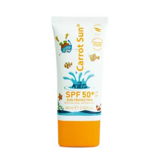 Carrot Sun SPF 50+ Kids Sunscreen Cream, 60ml