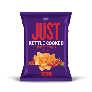 كيتكو JUST فلفل حار حلو رقائق مطبوخة في قدر، 40g