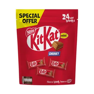KitKat Mini Chunky Chocolate Bag, 24 Pieces, 384g