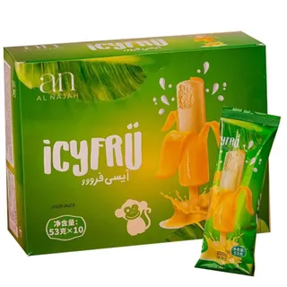 Icyfru Banana & Milk Ice Cream 35g x10