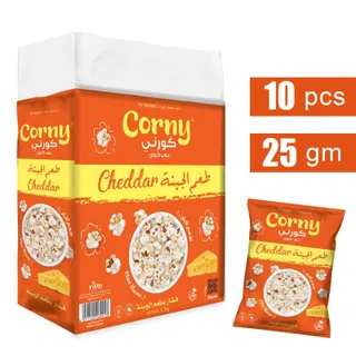 Corny Popcorn Cheddar Cheese 10x25g