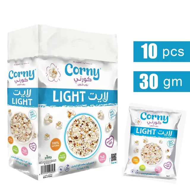 Corny Popcorn Sea Salt Flavor 10x30g