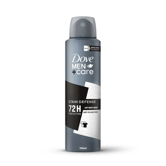 Dove Men+Care Stain Defense Antiperspirant Deodorant Spray, 150ml