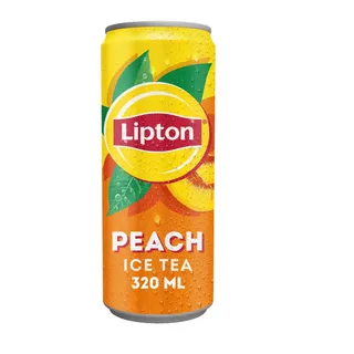 ليبتون آيس تي خوخ علبة, 320ml