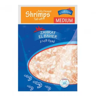 Jawharat Al Baher Frozen Raw Shrimps IQF Medium, 500 g