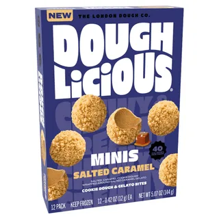 Doughlicious Salted Caramel Minis Cookie Bites, 144g