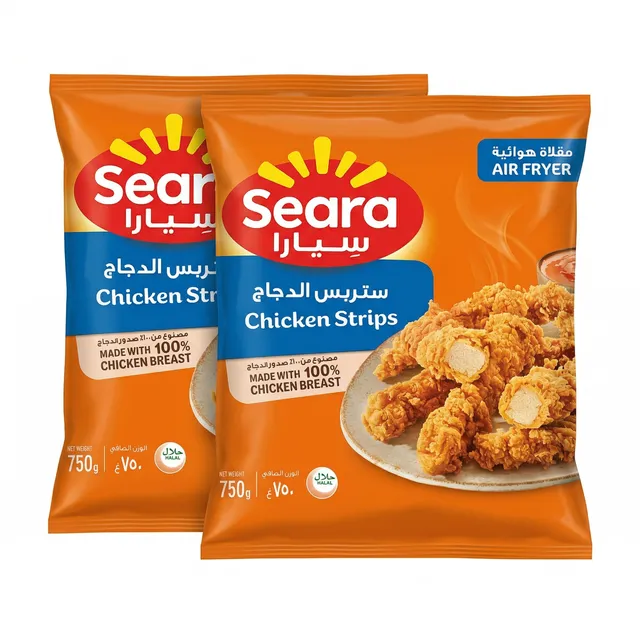 سيارا شرائح دجاج مجمدة 2X750 جم
