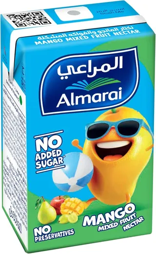 المراعي عصير مانجو وعنب UHT، 140مل