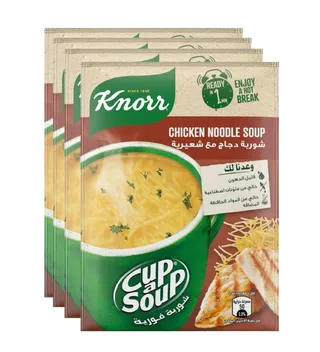Knorr Cup A Soup Chicken Noodle Soup, 4x15g