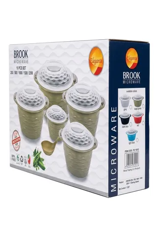 Elegante Brook Microwave Set, 10 Pieces