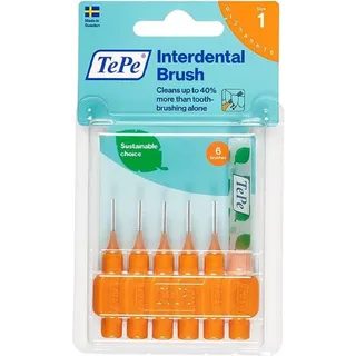 Tepe Interdental Brush Orig Orange Blister 0.45Mm Size1 6'S