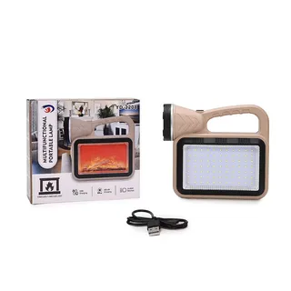 TL Multi Function Solar Energy Flashlight, 2400 mAh