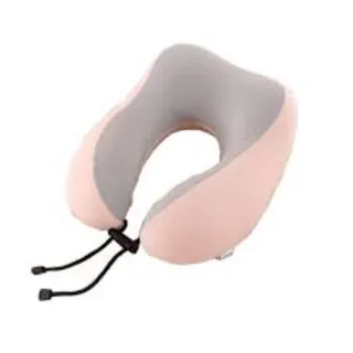 TL Memory Foam Travel Neck Pillow, Two Toned, Assorted Colors